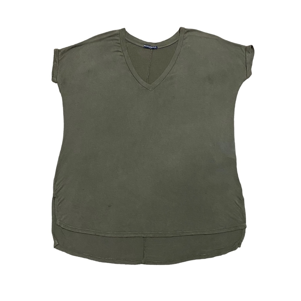 Brandy Melville Oversized V-Neck T-Shirt